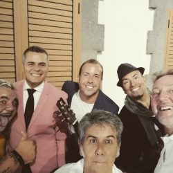 Adán Robayna con Juan Carlos Rodríguez (Clave de Ja), SwingStar y más cómicos.