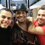 Adán con los chicos de SwingStar